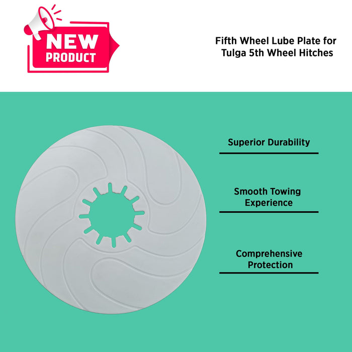 Fifth Wheel Hitch Lube Plate for Tulga 5th wheel hitches