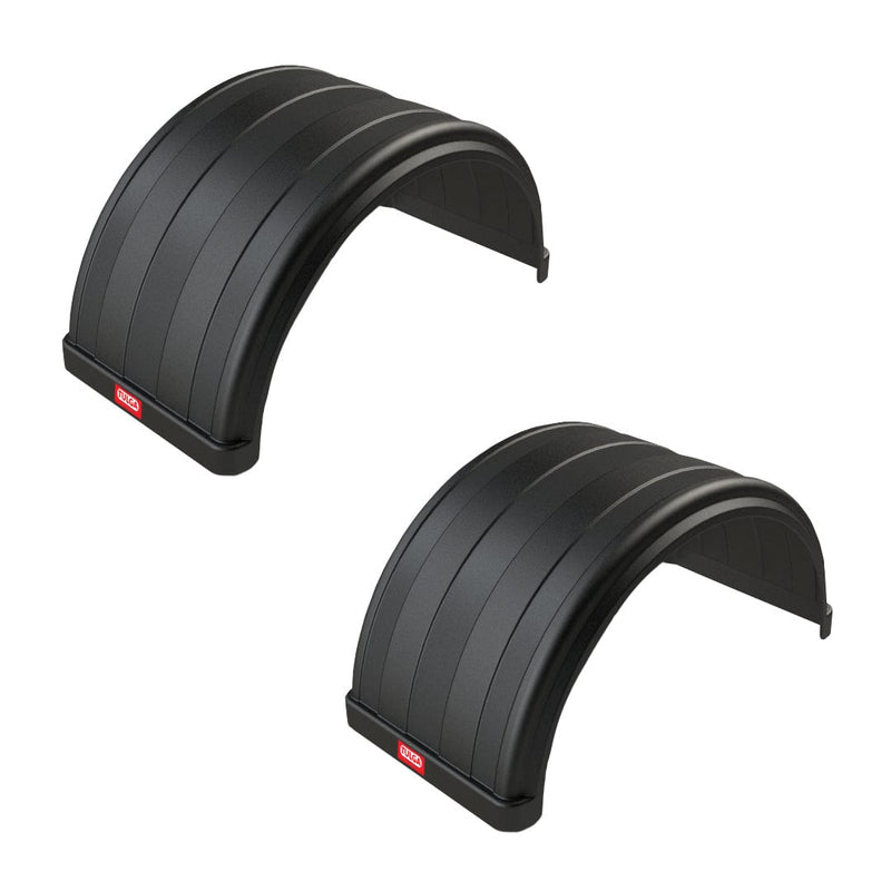 Truck Tire Fender Polymer (2 PACK) 21x39x21 inches for Dodge, Ford, GMC/Chevy Chassis Trucks Trailers