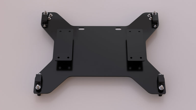 Mounting Base Bracket Set for Dodge Ram 3500 PUCK System OEM Compatible