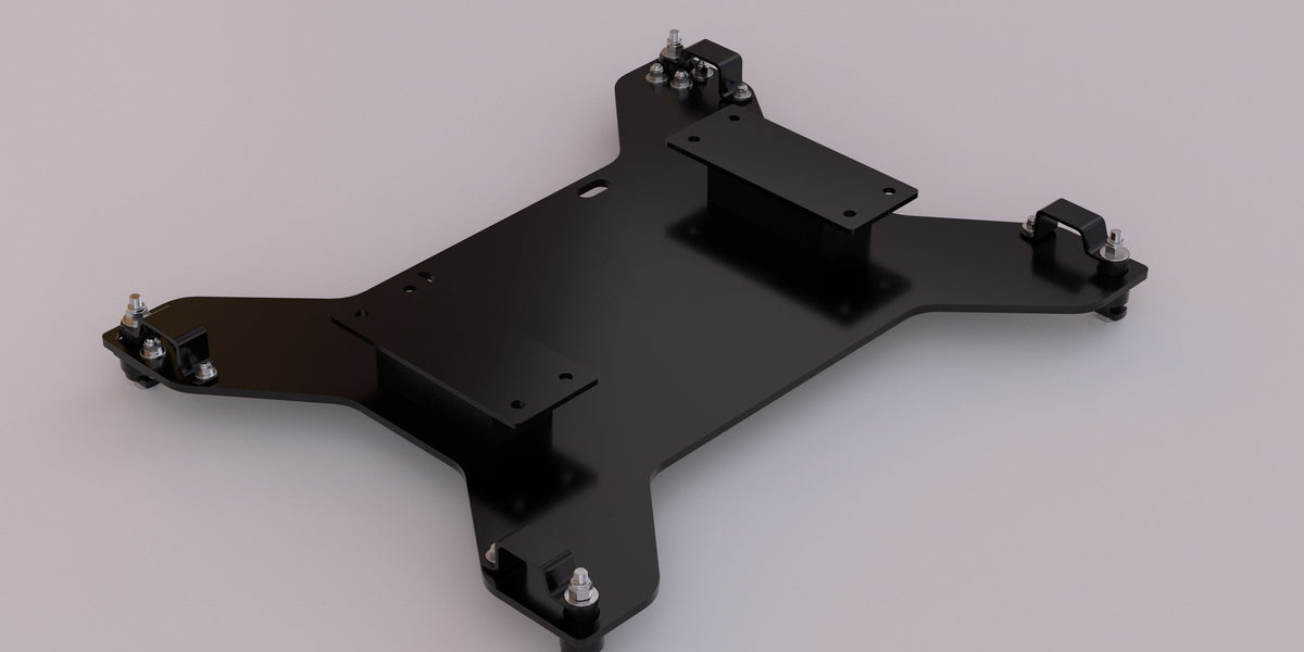 Mounting Base Bracket Set for Dodge Ram 3500 PUCK System OEM Compatibl ...