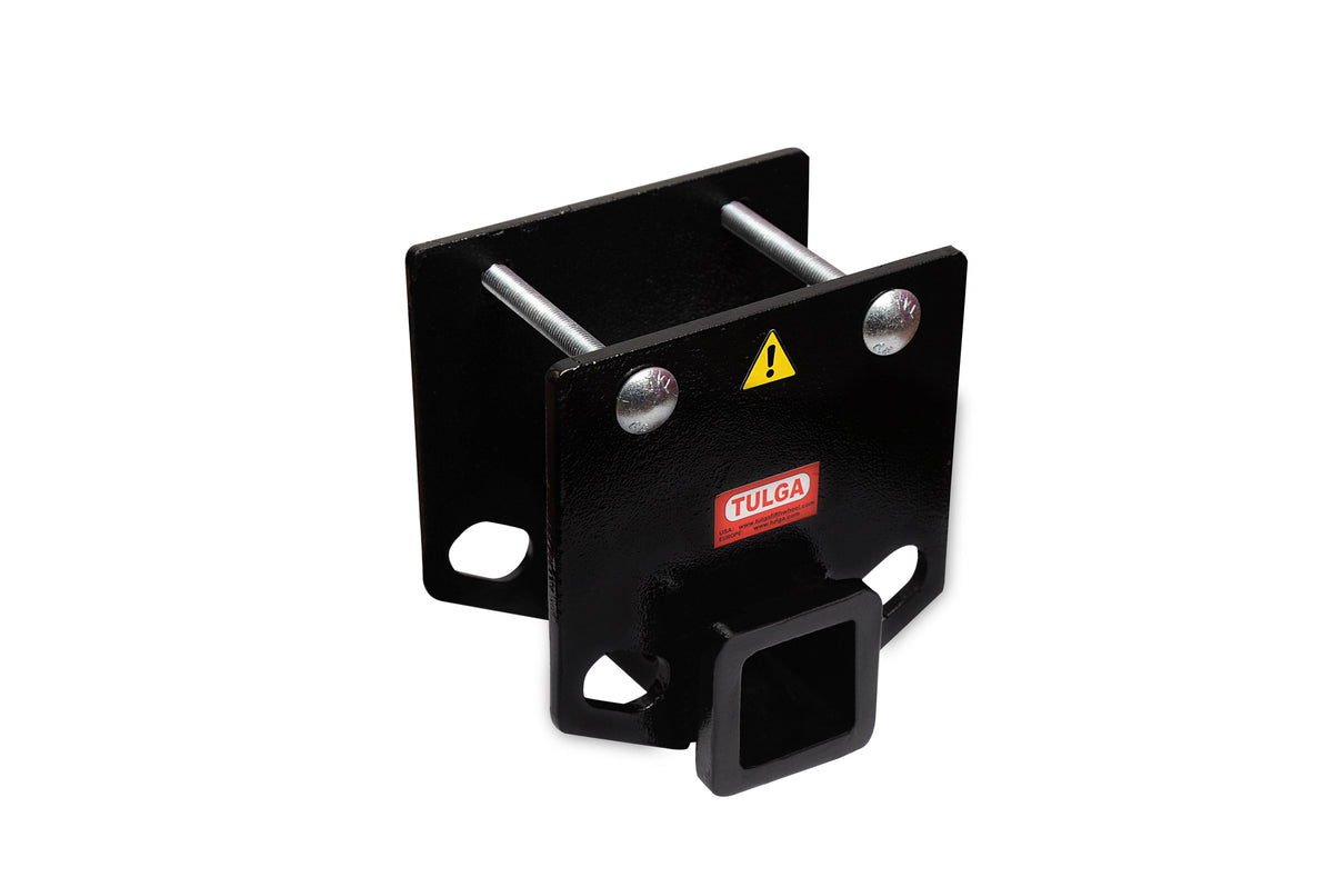 RV Bumper Hitch Receiver 2 Inch for 4 inch Bumper Beams Hitch Mount