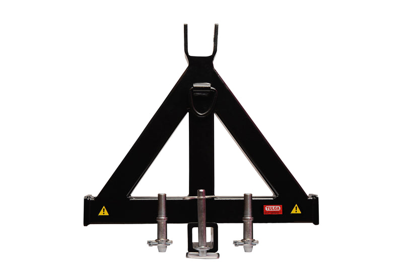 Heavy Duty 3 Point 2" Receiver Adapter Trailer Hitch Category 1 Tractors Tow Steel Drawbar for BX Kubota John Deere LM25H WLM NorTrac Yanmar Cat