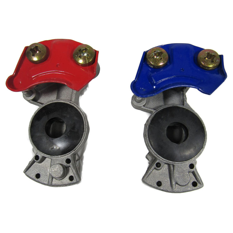Aluminum Glad Hands 2 Red Emergency 2 Blue Service Handshake Truck Semi Trailer Air Couplings