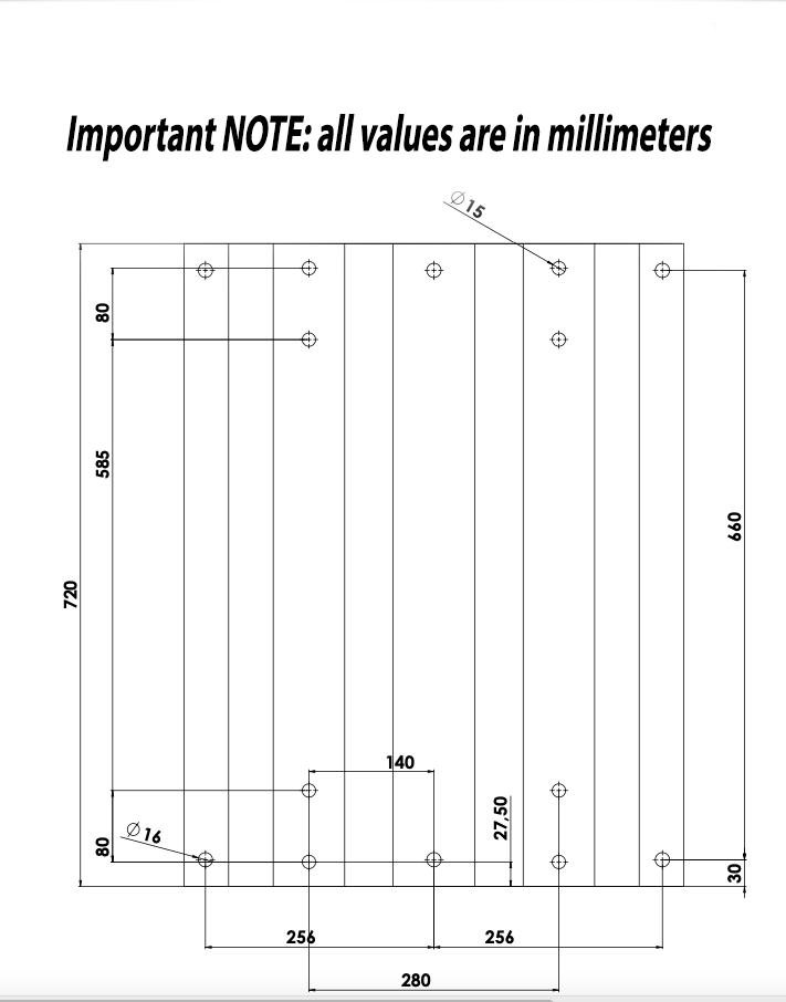 100 MM Heavy Duty Brackets to Increase Height for T10 Fifth Wheel Hitch for Pickup Trucks