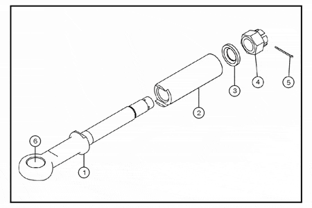 Heavy Duty Drawbar Eye TDE 50 mm Pin and Mounting Bush